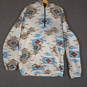 Rebels & Nomads Men's M Aztec Southwestern Fleece Hoodie Pullover‎